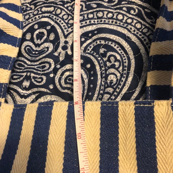 Nautica Beach Bag open top with inside pocket - Picture 4 of 7